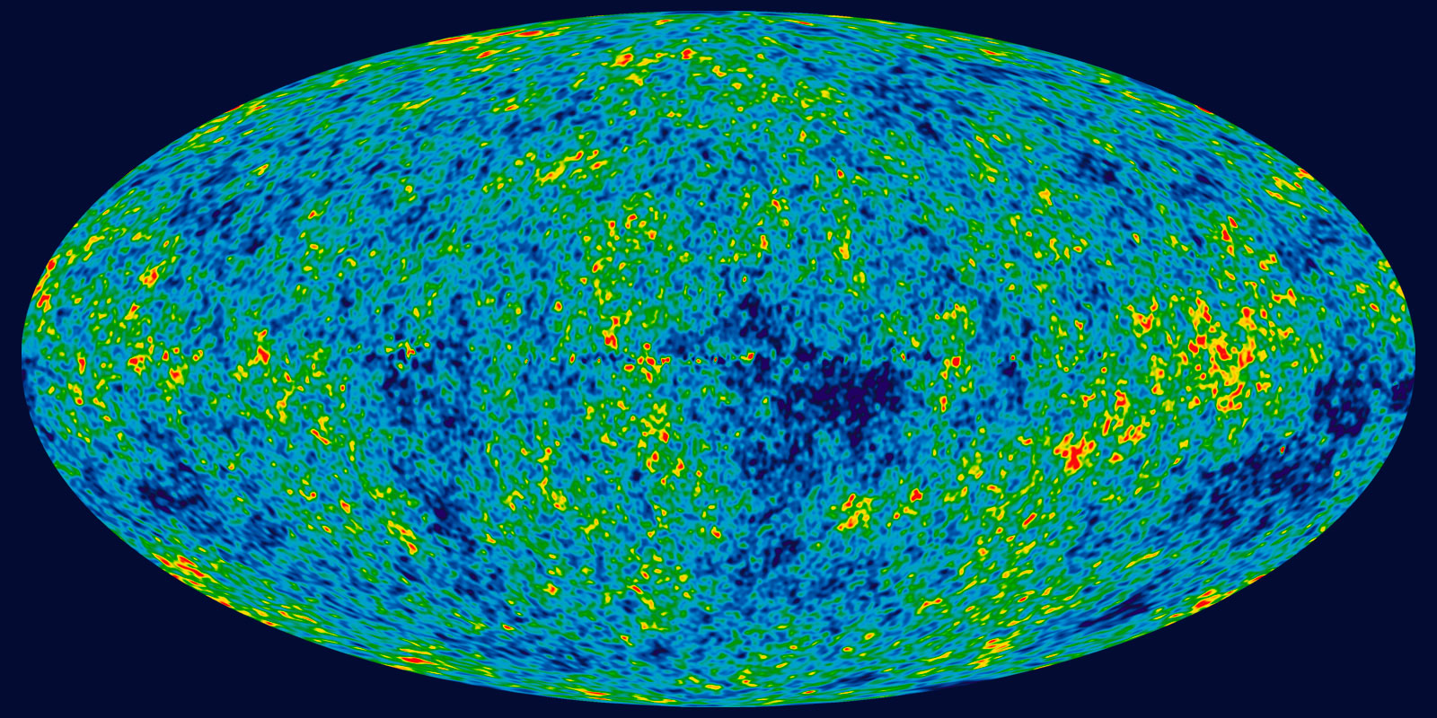 Mapa de la radiación cósmica de fondo